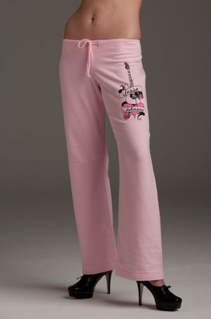 Women’s Pink 100% Cotton Sweat Pants